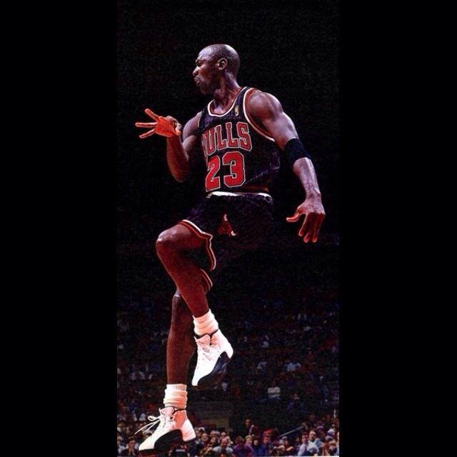 Michael Jordan wearing Nike Air Jordan Retro 'Taxi'