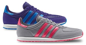 Pink og Lilla Adidas Adistar Racer