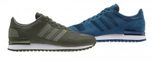 Blå og Grønne Adidas ZX 700