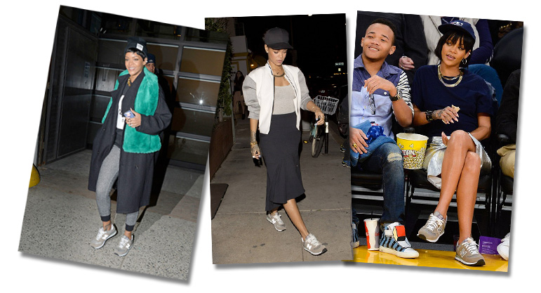 Rihannas New Balance Sneakers