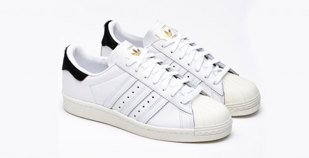 Hvide Adidas Superstar 80s