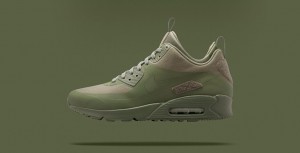 Nike Air Max 90 Sneakerboot Patch Steel Green