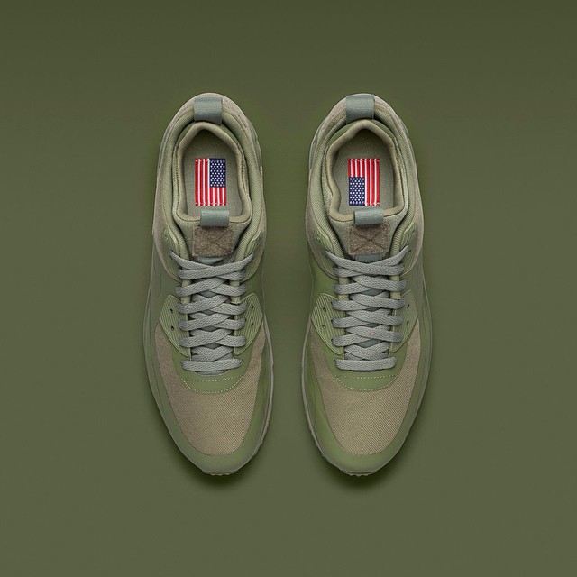 Nike Air Max 90 Sneakerboot Patch 'Steel Green'