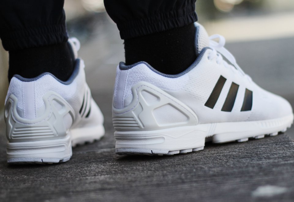 Adidas ZX Flux White Core Black'