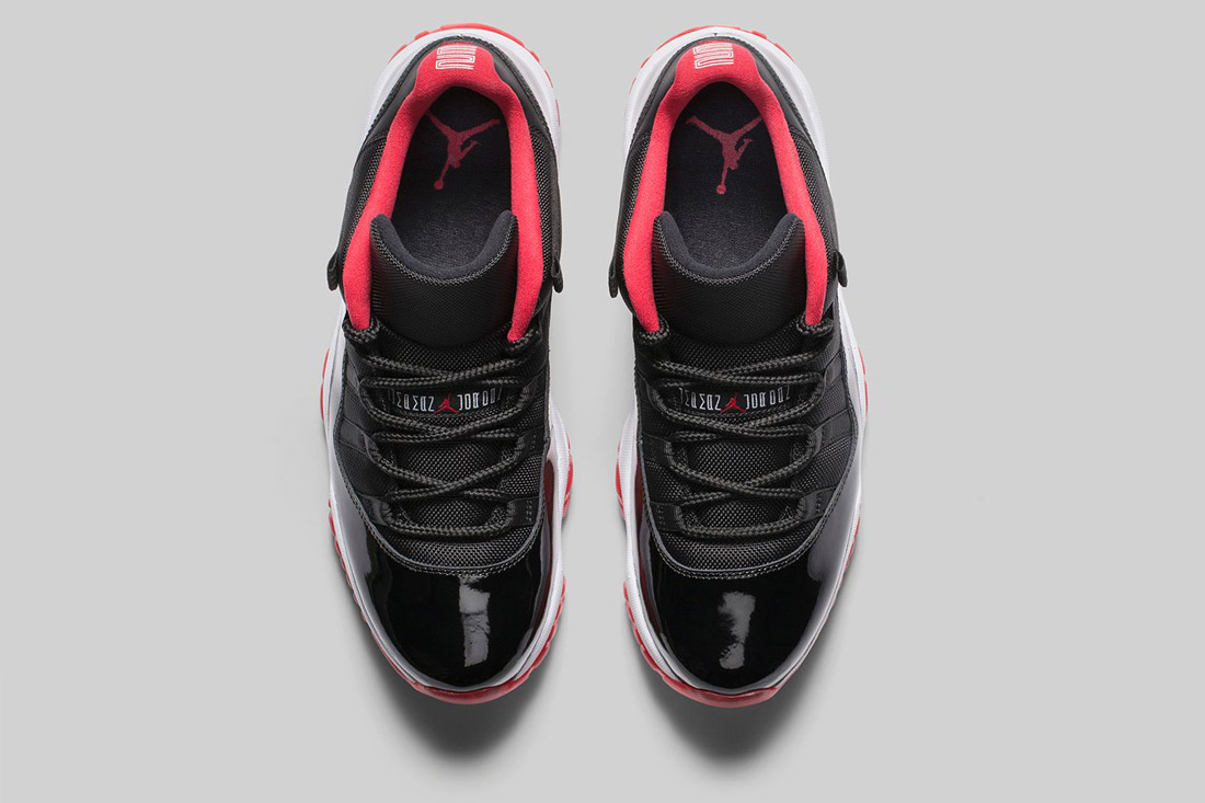 Nike Air Jordan 11 Low Black Red