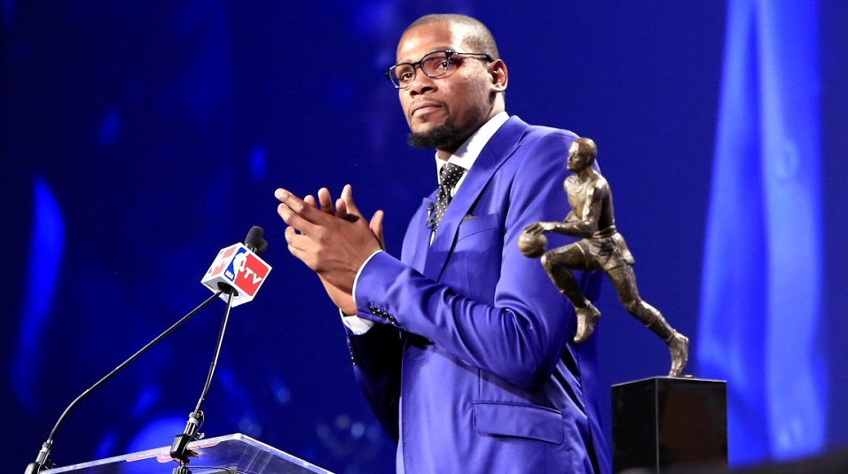 USP NBA: KEVIN DURANT-MVP PRESS CONFERENCE S BKN USA OK