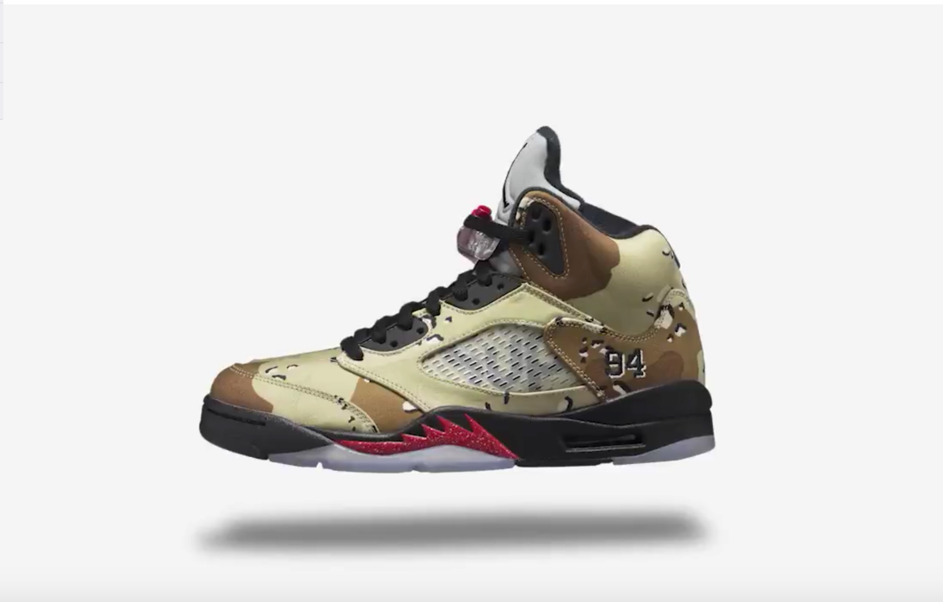 Nike Air Jordan 5 x Supreme