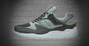 Saucony x End Grid 9000 White Noise