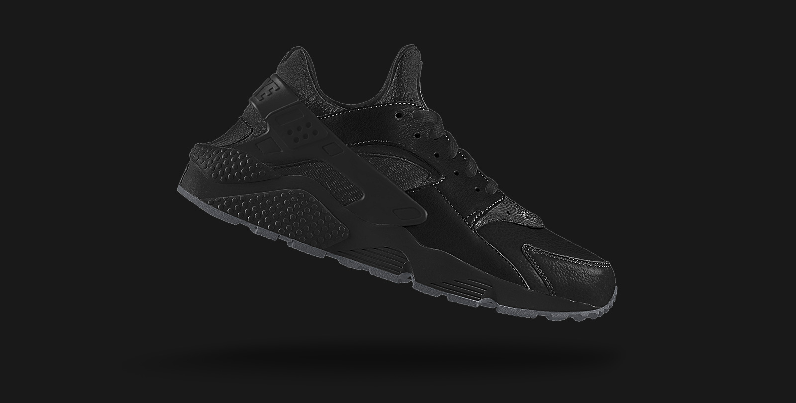 Nike Air Huarache iD Leather Black