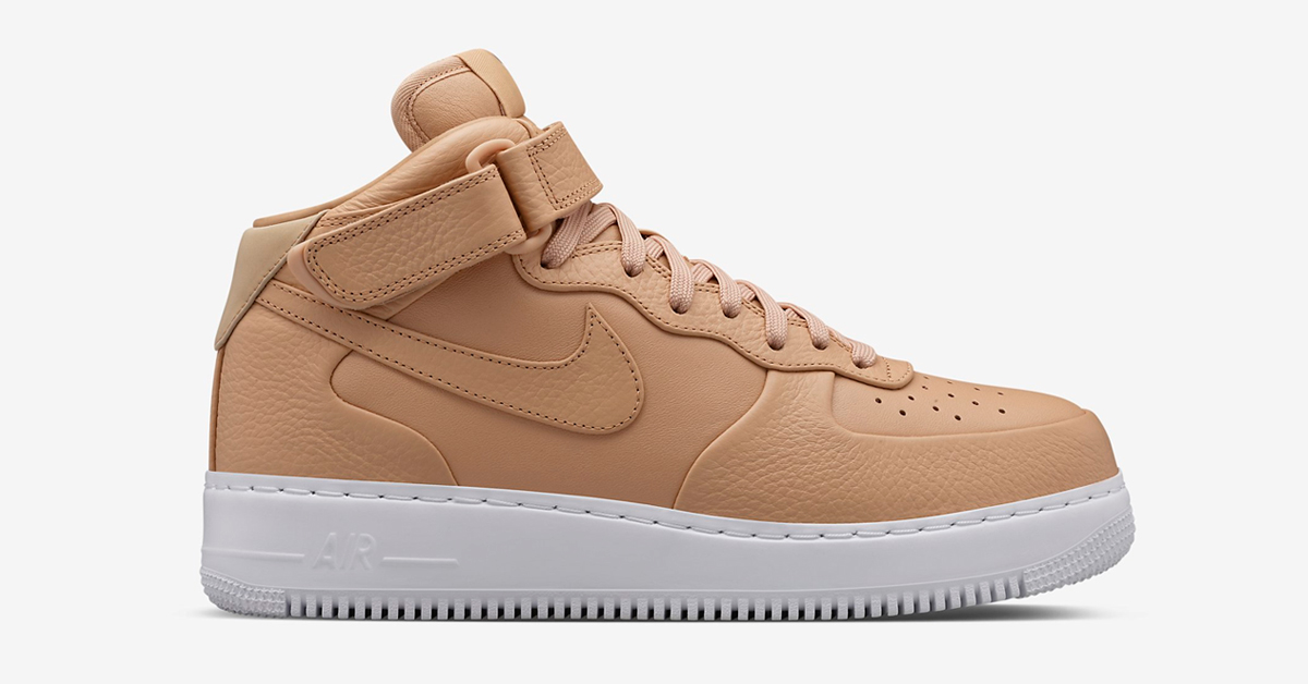 NikeLab Air Force 1 Mid Tan