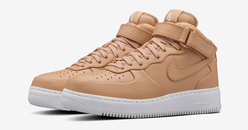 NikeLab Air Force 1 Mid Tan