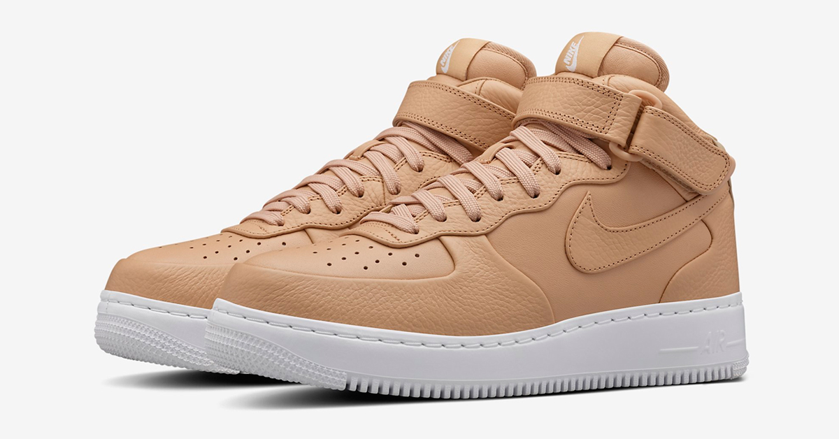 NikeLab Air Force 1 Mid Tan