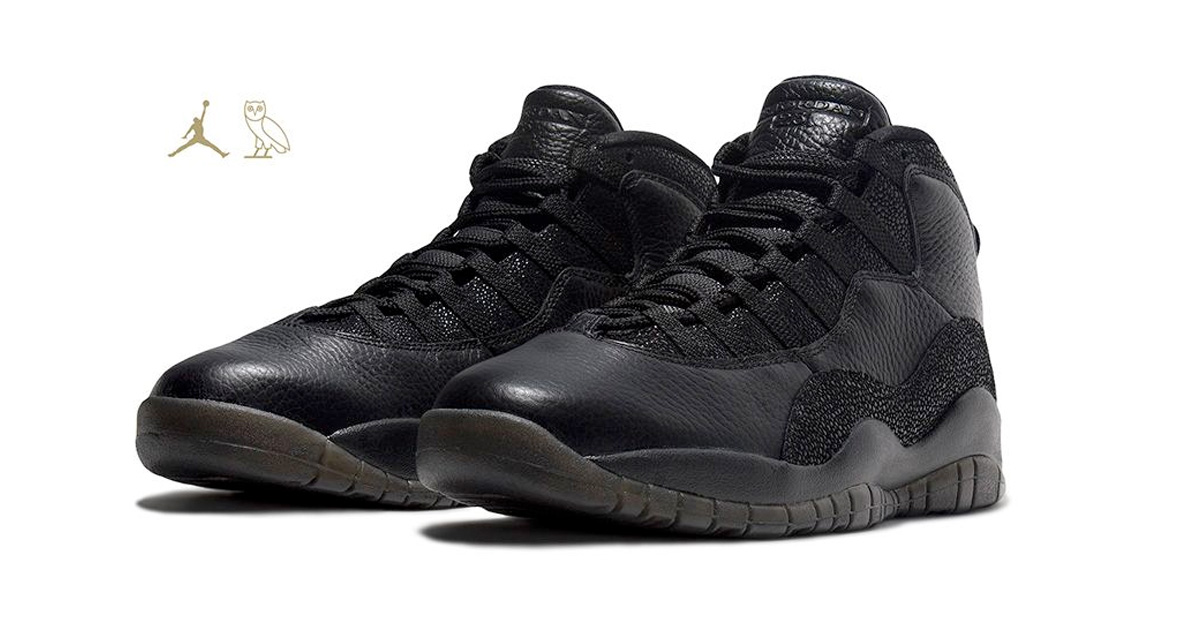 Nike Air Jordan 10 Retro OVO Black