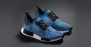 Adidas NMD R1 Primeknit Blue Camo