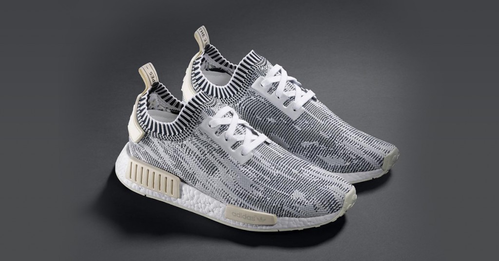 Adidas NMD R1 Primeknit White Camo