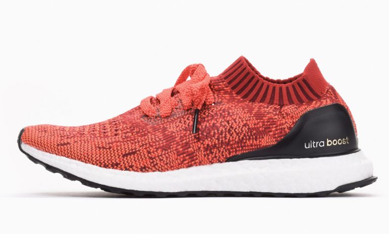 ultra boost uncaged carbon red