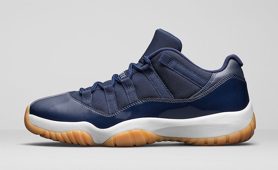 Nike Air Jordan 11 Low Midnight Navy Cool Sneakers