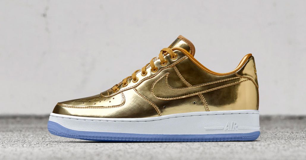 Nike Air Force 1 Low Metal Gold