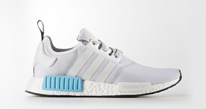 Adidas NMD R1 White Cyan