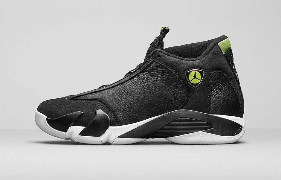 Nike Air Jordan 14 Retro Black Vivid Green