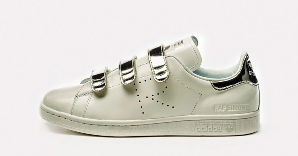 Raf Simons x Adidas Stan Smith CF White Silver