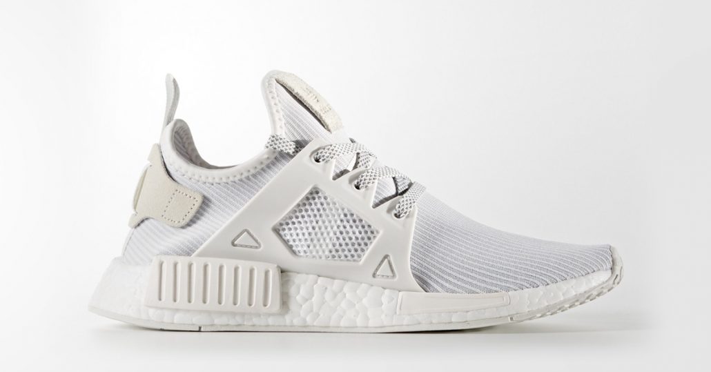 Womens Adidas NMD XR1 Primeknit Vintage White