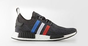 Adidas NMD R1 Primeknit Core Black Tri-color