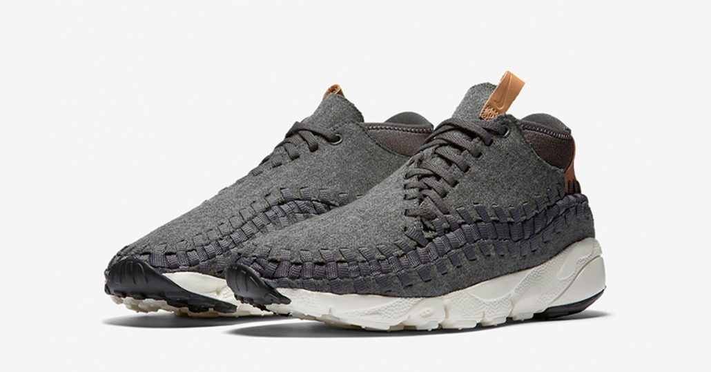 Nike Air Footscape Chukka Woven Wool Dark Grey