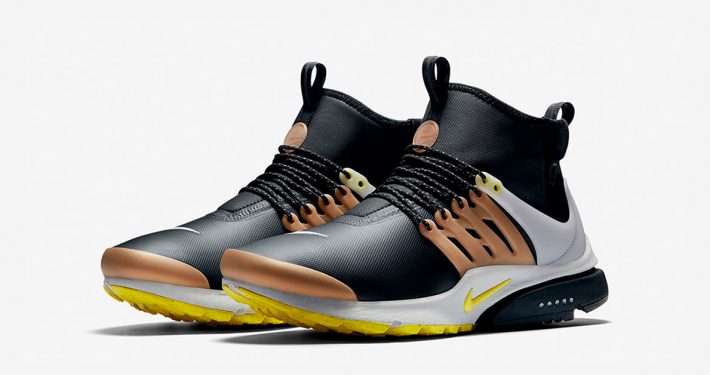 Nike Air Presto Mid Utility Black Yellow