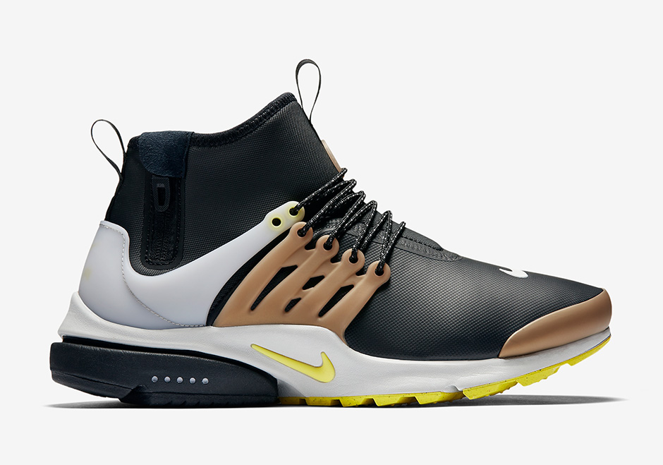 Nike Air Presto Mid Utility Black Yellow