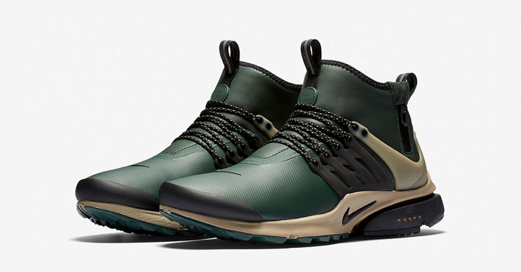 Nike Air Presto Mid Utility Grove Green Cool Sneakers