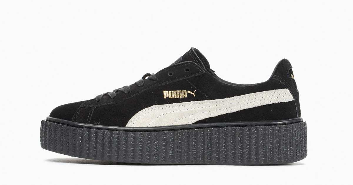 Rihanna x Puma Creeper Black White