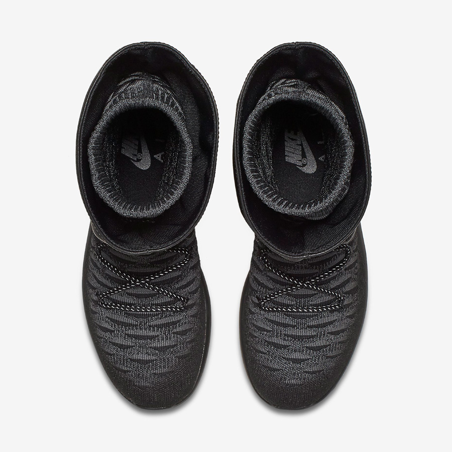 Womens Nike Roshe Two Hi Flyknit Black