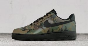 Nike Air Force 1 Low Black Camo