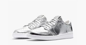 Nike Air Jordan 1 Low Pinnacle Metallic Silver