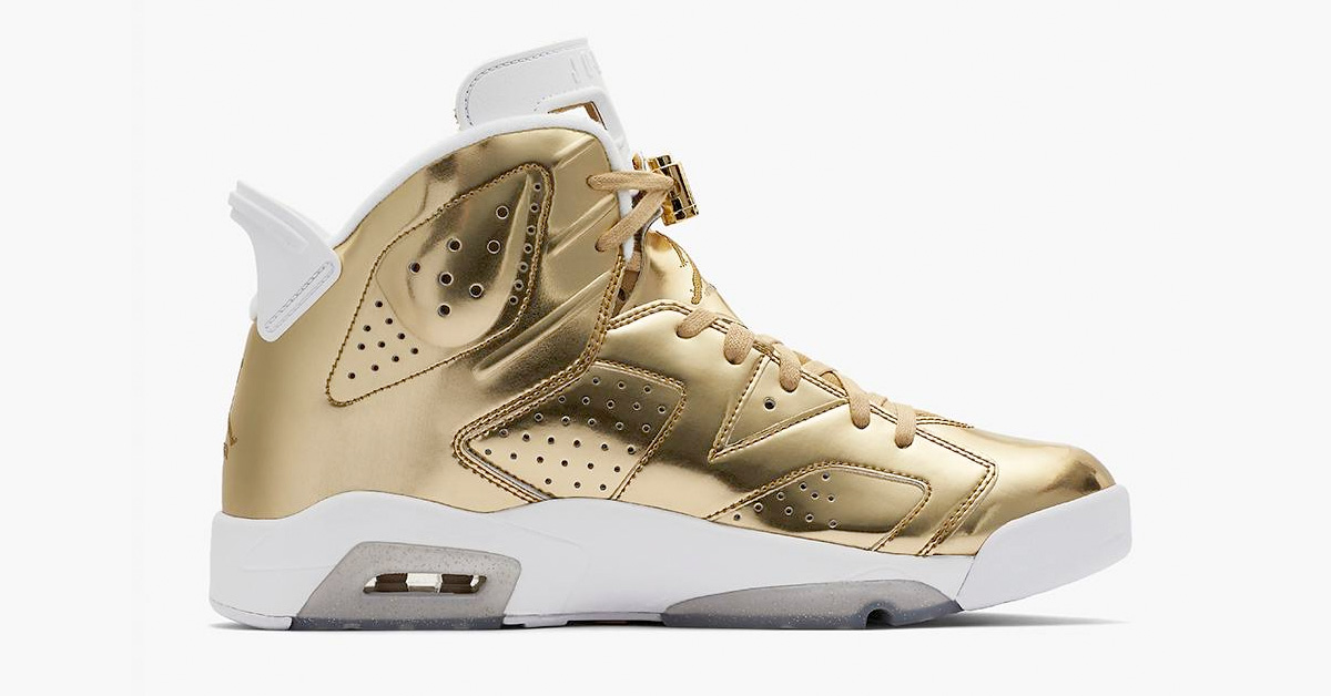 Nike Air Jordan 6 Pinnacle Metallic Gold