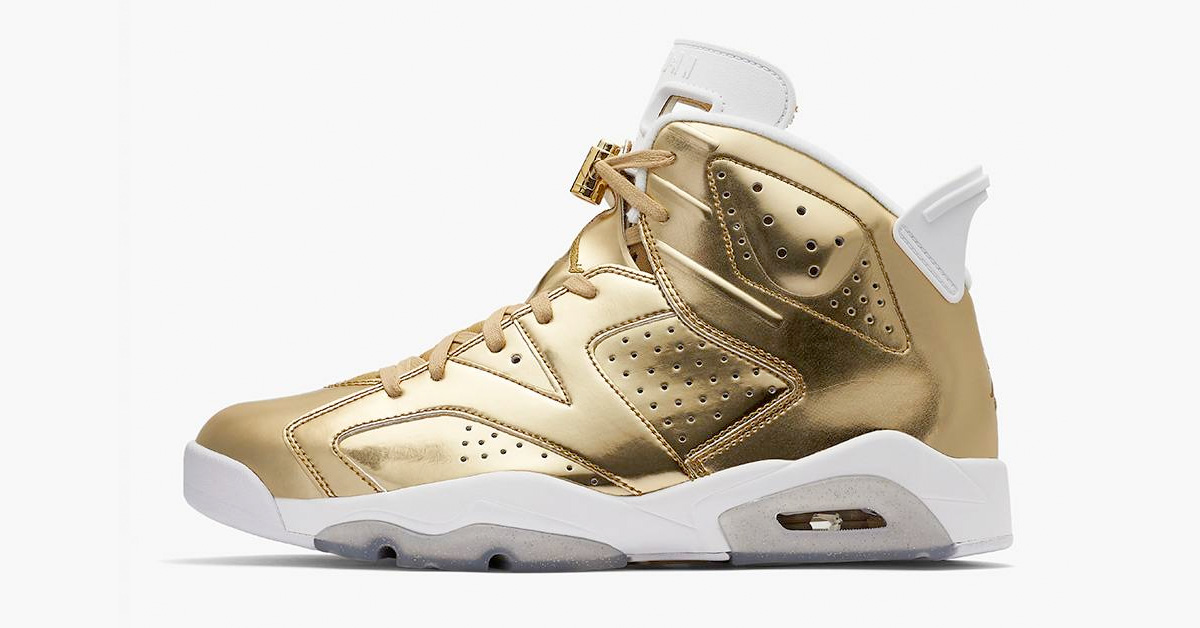 Nike Air Jordan 6 Pinnacle Metallic Gold