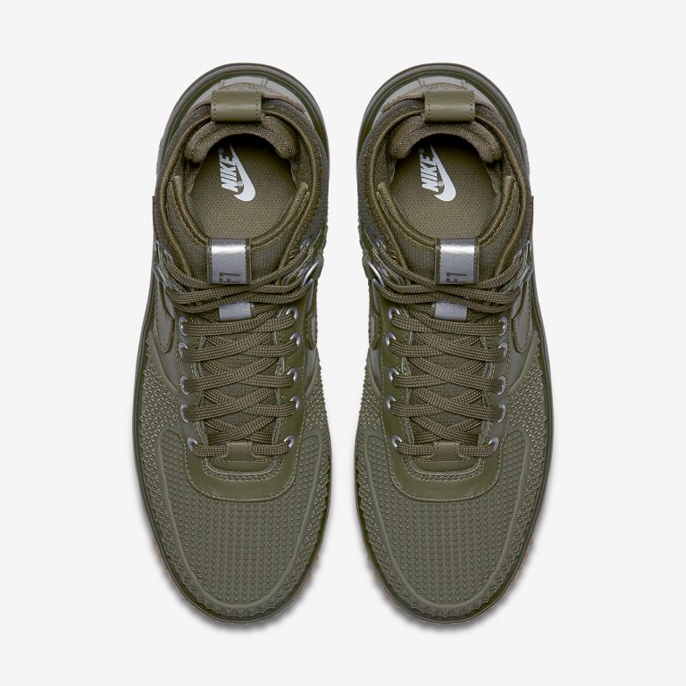 nike lunar force 1 duckboot olive green