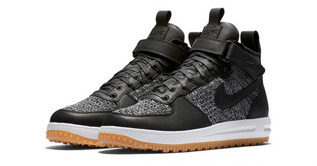 Nike Lunar Force 1 Flyknit Workboot Black