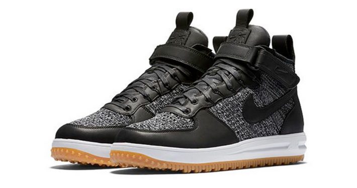 Nike Lunar Force 1 Flyknit Workboot Black