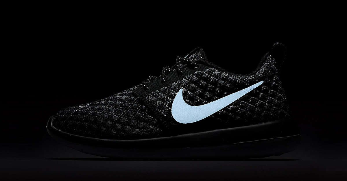 Womens Nike Roshe Two Flyknit 365 Black