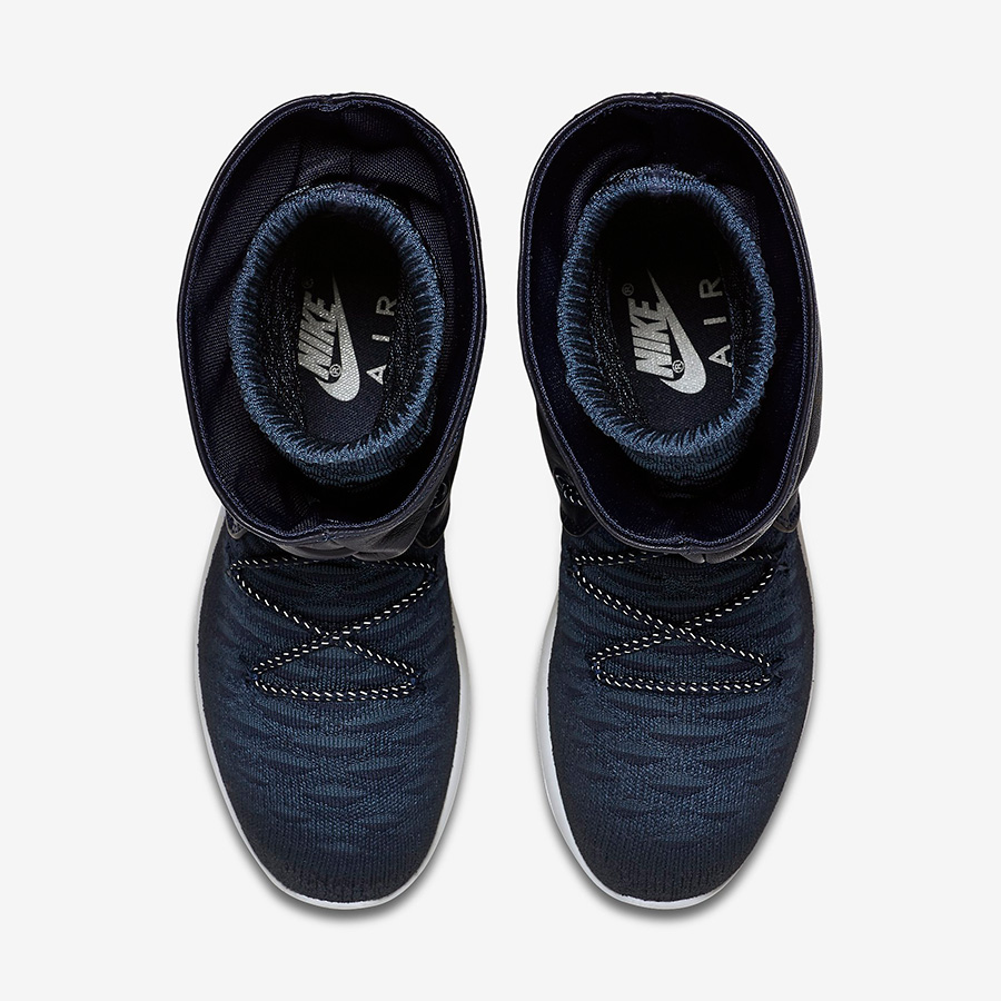 Womens Nike Roshe Two Hi Flyknit College Navy