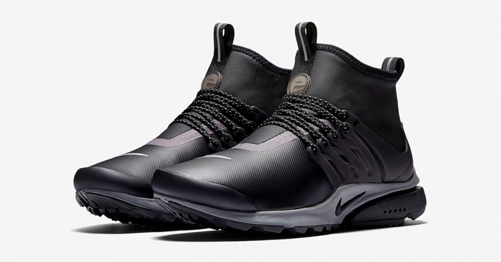 Womens Nike Air Presto Mid Utility Black