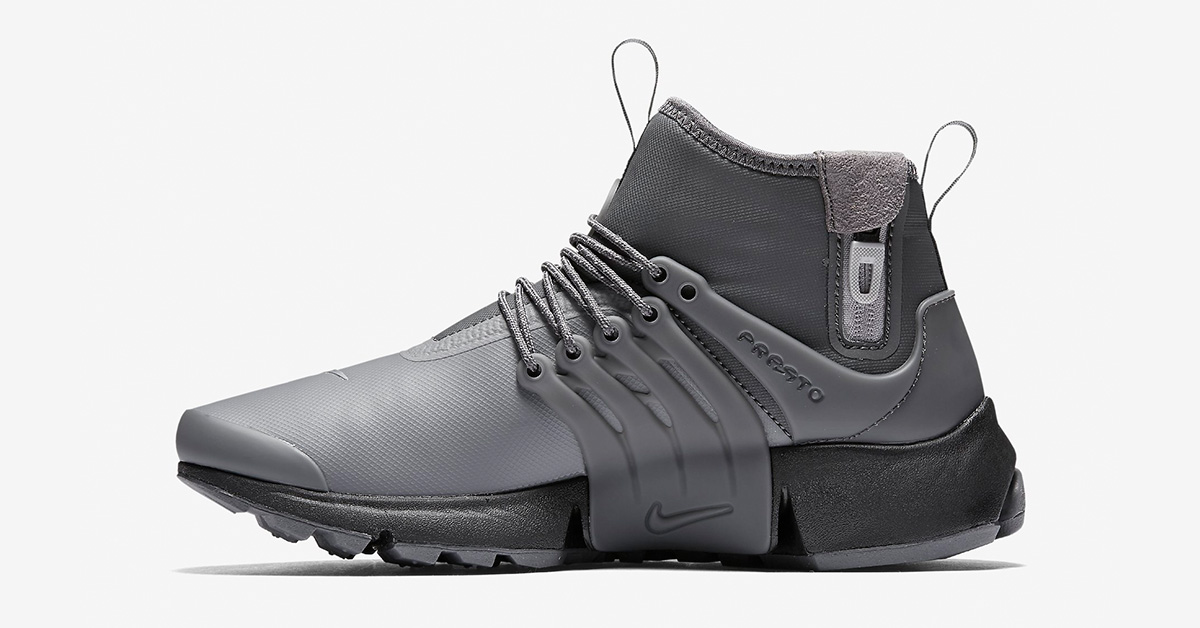 Womens Nike Air Presto Mid Utility Dark Grey