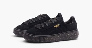 Puma Suede Platform Speckled Black