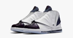 Nike Air Jordan 16 Retro White Midnight Navy