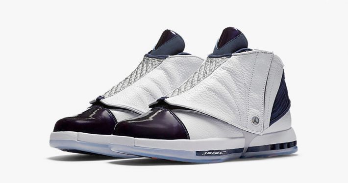 Nike Air Jordan 16 Retro White Midnight Navy