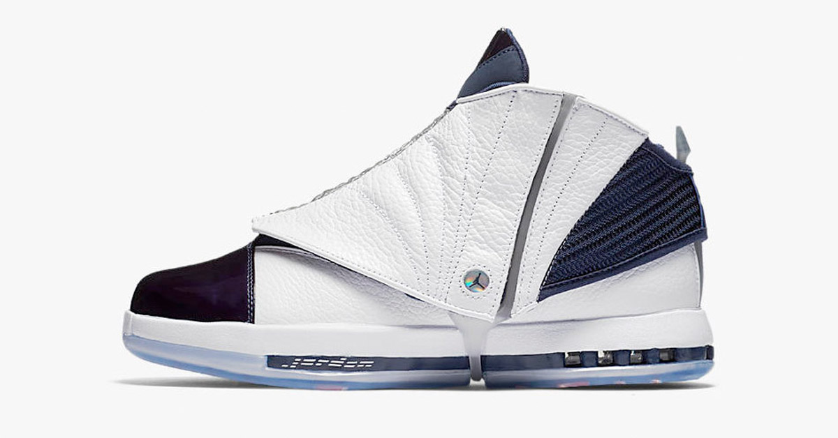 Nike Air Jordan 16 Retro White Midnight Navy