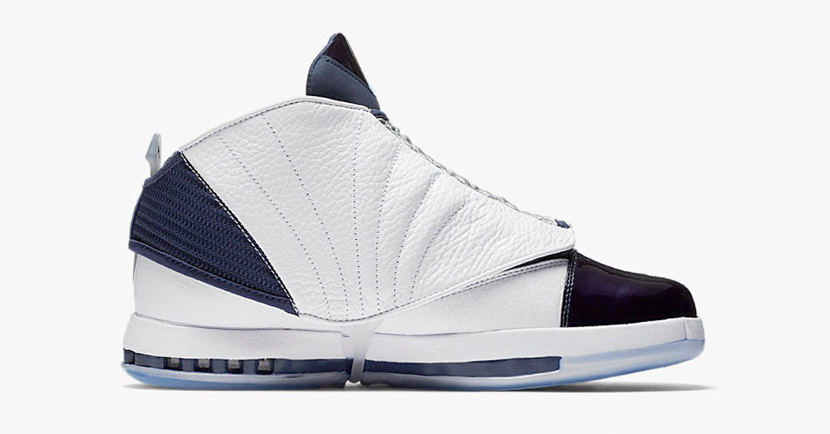 Nike Air Jordan 16 Retro White Midnight Navy