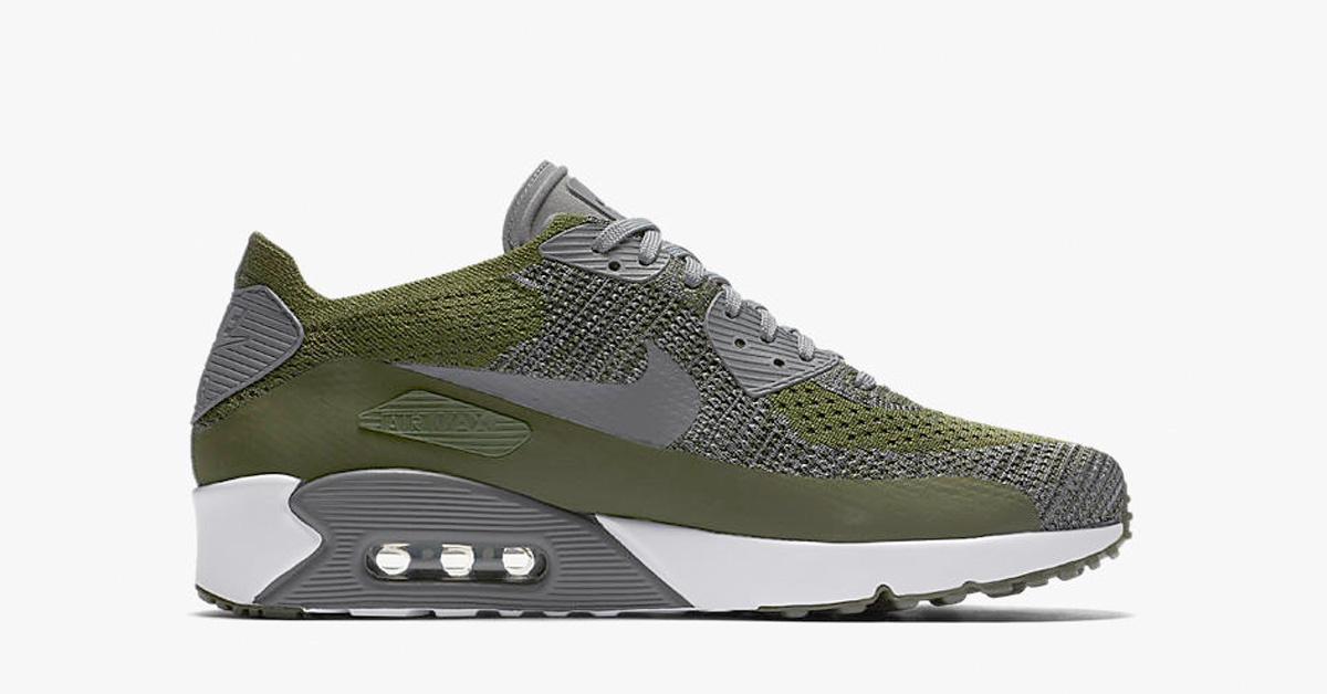 Nike Air Max 90 Ultra Flyknit Rough Green